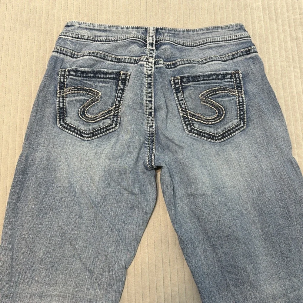 Silver Jeans Co Jeans Womens 29x31 Suki Mid Slim Boot Med Wash Denim